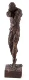 Untitled by Unique, bronze-colored male figure nude, offered Oct 2021