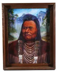 Chief Joseph, Untitled, oil on canvas