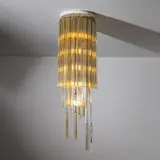 A Ceiling Lamp By P. Venini, Senza titolo
