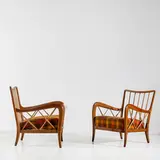A Pair Of Armchairs Attributed To P. Buffa, Senza titolo