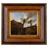 Adriaen van de Velde, Paesaggio pastorale, oil on panel