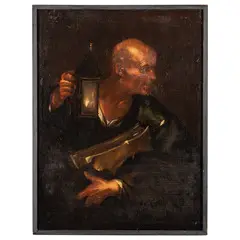Giuseppe Assereto, Diogene, oil on canvas