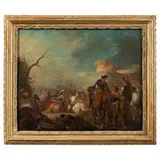 Francesco Casanova, Scena di battaglia, oil on canvas