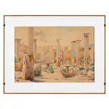 Vincenzo Loria, Salerno, 1849 - La Spezia, 1939 / Pompei / Firmato V Loria in basso a sinistra