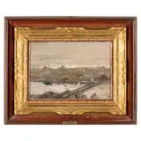 Eugenio Scorzelli, Buenos Aires, 1890 - Napoli, 1960 / Il Bosforo / Firmato Eug Scorzelli in basso a destra