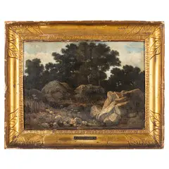 Napoli, 1835 - 1920 / Paesaggio roccioso / Tracce di firma in basso a destra by Michele Cammarano, oil on canvas, offered Jul 2025
