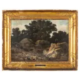 Michele Cammarano, Napoli, 1835 - 1920 / Paesaggio roccioso / Tracce di firma in basso a destra