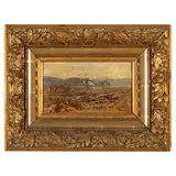 Lorenzo Gignous, Modena, 1862 - Porto Ceresio, 1958 / Paesaggio brullo / Firmato L. Gignous in basso a destra
