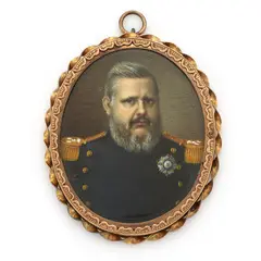 Senza titolo by A Gold And Miniature Pendant, 19Th Century, offered Jul 2025