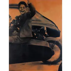 Federico Guida, Milano 1969 / Senza titolo, 1996, oil on canvas applicata on panel