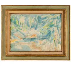 Renato Birolli, Verona 1905 - Milano 1959 / Paesaggio, 1937, watercolour and tecnica mista on paper