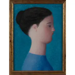 Antonio Bueno, Berlino 1918 - Firenze 1984 / Senza titolo, mixed media on paper applicata on tavoletta