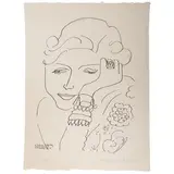 Henri Matisse, Chateau Cambresis 1869 - Nizza 1954 / Senza titolo,, lithograph in b/n on paper riso