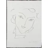 Henri Matisse, Chateau Cambresis 1869 - Nizza 1954 / Senza titolo,, lithograph in b/n on paper riso