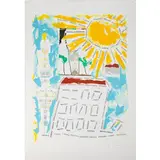 Mario Schifano, Homs 1934 - Roma 1998 / Senza titolo,, lithograph a colori on paper