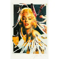 Rotella, Catanzaro 1918 - Milano 2006 / Marilyn bellezza eterna, 2005, Nove serigrafie a colori su carta