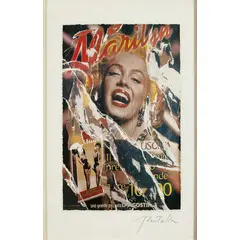 Rotella, Catanzaro 1918 - Milano 2006 / Marilyn, 2005, 3 serigrafie a colori su carta