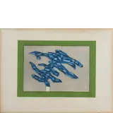 Achille Perilli, Roma 1927 - Ciconia 2021 / L'albero Diamante, 1970, lithograph a colori on paper