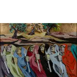 Saverio Terruso, Monreale (Pa) 1939 - Milano 2003 / Processione,