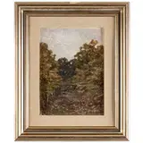 Eugenio Gignous, Milano, 1850 - Stresa, 1906 / Paesaggio,, oil on canvas cartonata