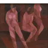 Filippine 1930 - 2010 / Senza titolo by Oscar Zalameda, oil on canvas applicata on cartoncino, offered Oct 2025