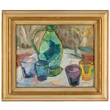 Francesco Menzio, Tempio Pausania 1899 - Torino 1979 / Senza titolo, 1952, oil on cardboard