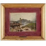 Uberto Dell’Orto, Milano, 1848 - 1895 / Senza titolo, oil on canvas