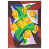 Giacomo Balla, Torino 1871 - Roma 1958 / Futurballa (D'apres), Fiori, screenprint a colori on paper