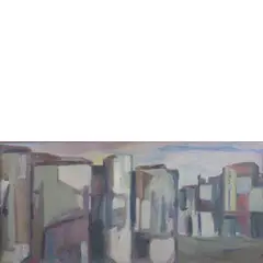 Mario Rossello, Savona 1927 - Milano 2001 / Senza titolo, 1955, oil on canvas