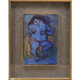 Mino Maccari, Siena 1898 - Roma 1989 / Senza titolo, anni'40, oil on canvas