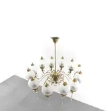 A Ceiling Lamp By A. Lelii, Senza titolo