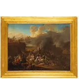 Karel Breydel, Scontro tra cavallerie turche ed europee, oil on canvas