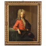 Jonathan Richardson, Ritratto di Henry Saint-John Bolingbroke (secondo etichetta sul telaio), oil on canvas