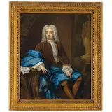 Constantijn Netscher, Ritratto di Eines Herrn / Firmato Const Netscher in basso a destra, oil on canvas