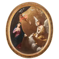 Lorenzo Pasinelli, Annunciazione, oil on canvas