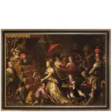 Stephan Kessler, Salomone e la regina di Saba, oil on canvas