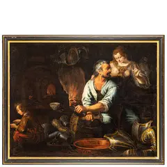 Artus Wolffort, La fucina di Vulcano, oil on canvas