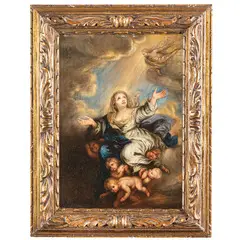 Giuseppe Nuvolone, Assunta, oil on panel