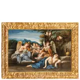 Marcantonio Franceschini, LUIGI QUAINI (nei brani dei cherubini e del fondale) / L'estasi della Maddalena (1680 circa), oil on canvas