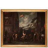 Martirio di San Lorenzo, 1630 circa by Maestro Dei Martiri, oil on canvas, offered Nov 2025