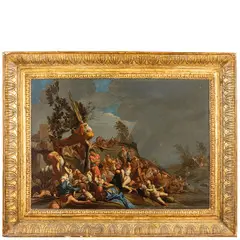 Giulio Carpioni, Il diluvio universale, oil on canvas
