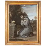 Antonio Carracci, San Francesco, oil on canvas