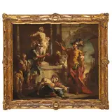 Mauro Picenardi, Il Sacrificio di Polissena, oil on canvas