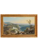 La Sarraz, 1809 - Roma, 1877 / Veduta della campagna romana / Firmato F Knebel fec, Roma 1875 in basso a destra by Charles-François Knébel, oil on canvas, offered Nov 2025