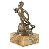 Vincenzo Gemito, Napoli, 1852 - 1929 / Pescatorello della Regina, Scultura in argento
