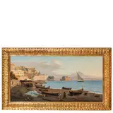 Gabriele Carelli, Napoli, 1820 - Londra, 1900 / Napoli, Via del Chiatamone / Firmato Gab Carelli, Napoli 67 in basso a sinistra