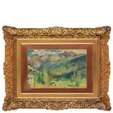 Cesare Maggi, Roma, 1881 - Torino, 1961 / Veduta di Macugnana / Firmato C Maggi 919 in alto a destra