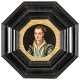 Ritratto di dama by Giovanni Maria Butteri, oil on copper, offered Oct 2025