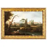 Veduta di San Pietro by Giovanni Giacomo Van Lint, oil on canvas, offered Oct 2025