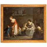 Giorgio Giacoboni, Scena d'interno, oil on canvas